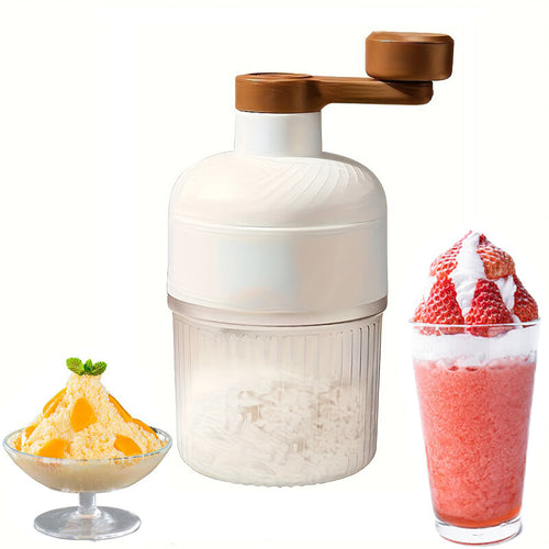 🧊Ice shaver, ice cream machine, manual portable ice crusher and ice shaver, with ice cube mold