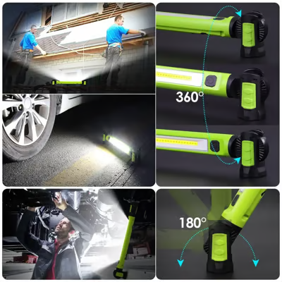 🔥Hot Sale🌟🔦3000 Lumens Rechargeable Work Light — Bright, Tough & Built for Every Job💡