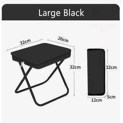 ✨Zipper folding camping stool queuing picnic stool fishing chair
