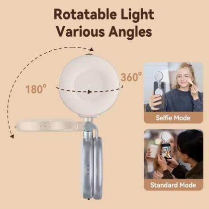 💡TELESIN Multifunctional Smartphone Magnetic Fill Light Mini Selfie Light with 3 Adjustable Brightness Modes