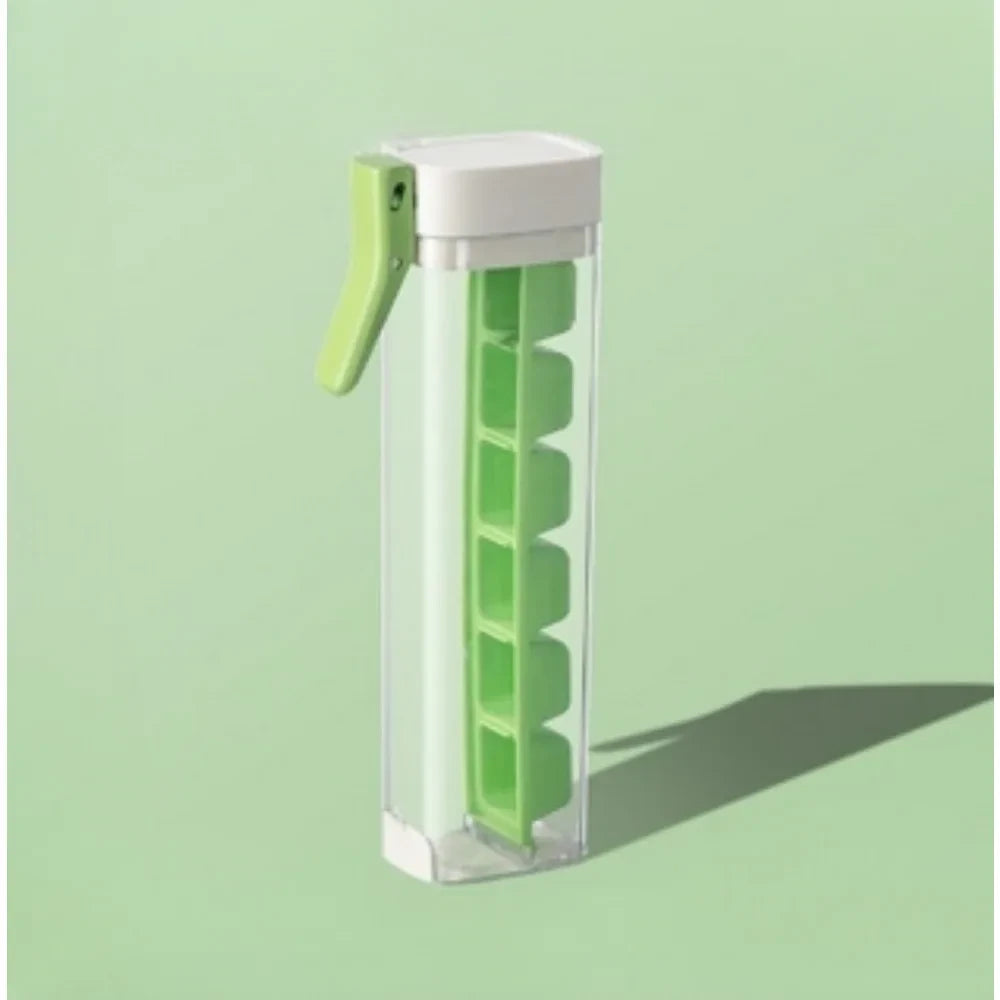 🧊One-handed press six-grid ice cube mold