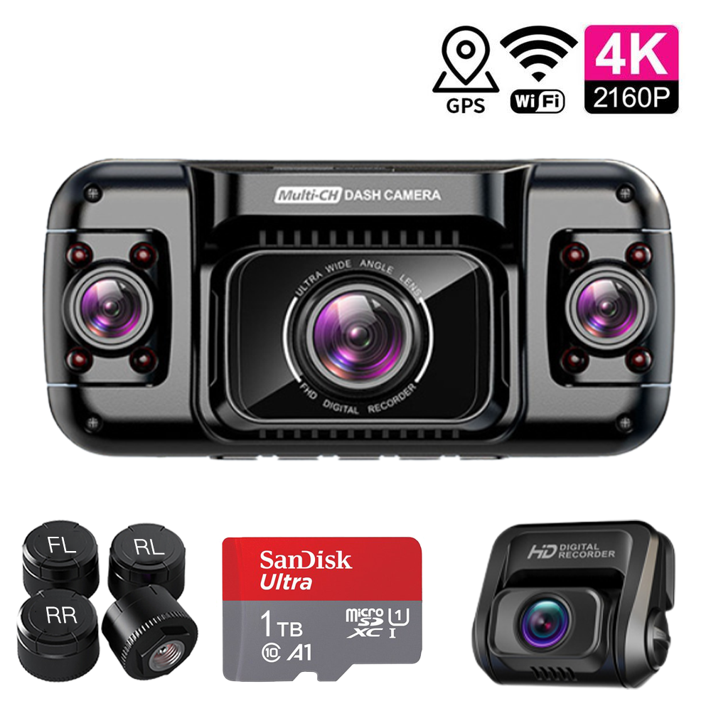 🚗[360° no-blind-angle camera🔄] ✨New smart driving recorder📹